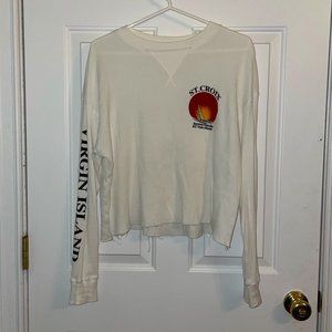 Waffle Knit Brandy Melville Crop Top